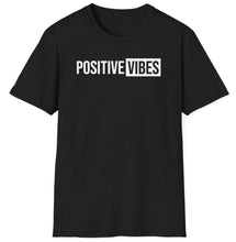 Load image into Gallery viewer, SS T-Shirt, Positive Vibes - Multi Colors
