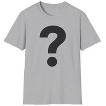 Load image into Gallery viewer, SS T-Shirt, Question Mark Black - Multi Colors
