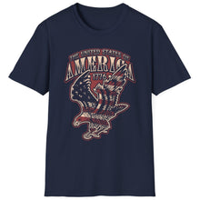 Load image into Gallery viewer, SS T-Shirt, American Eagle Lined - Multi Colors
