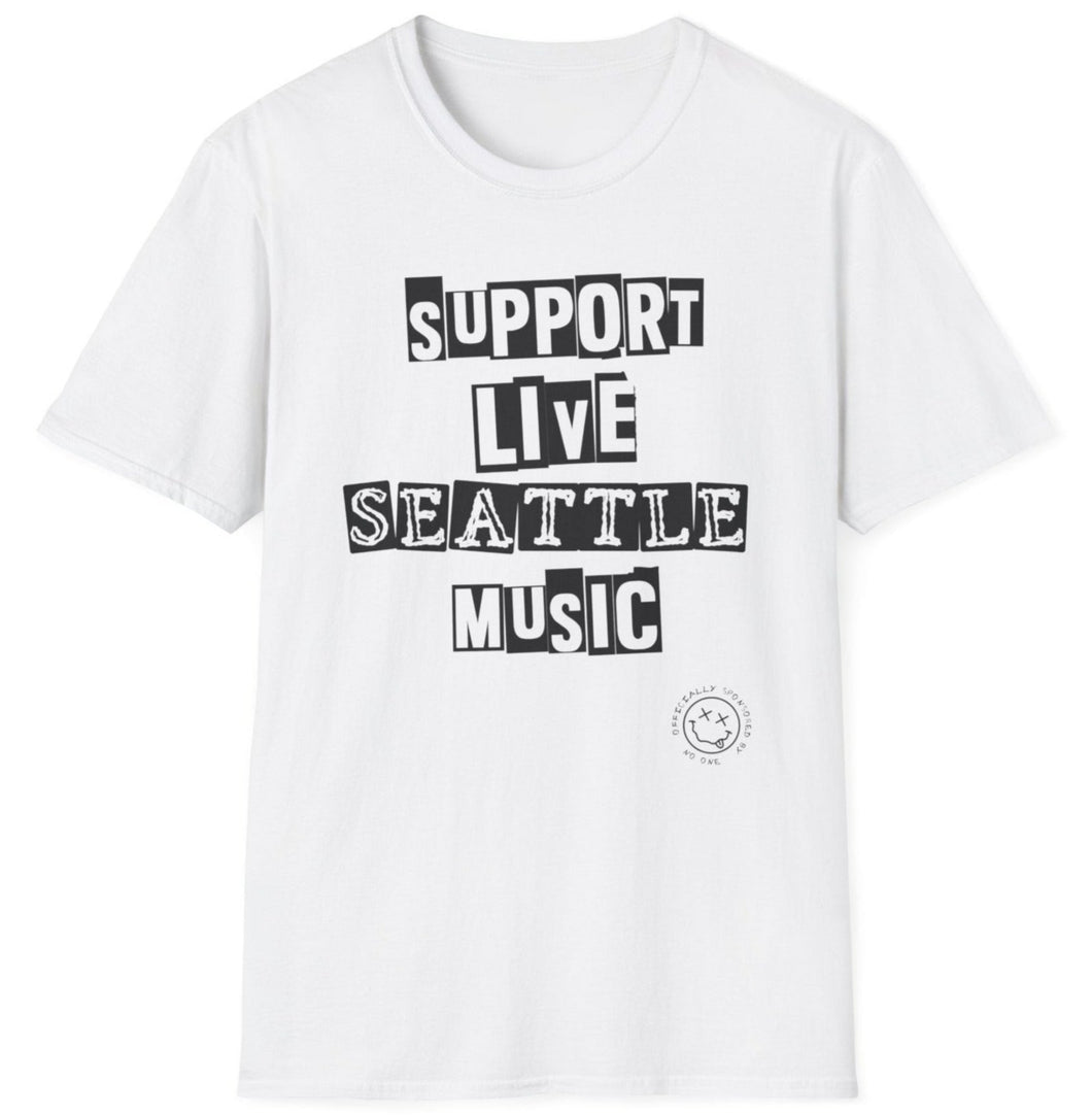 SS T-Shirt, Live Seattle Music