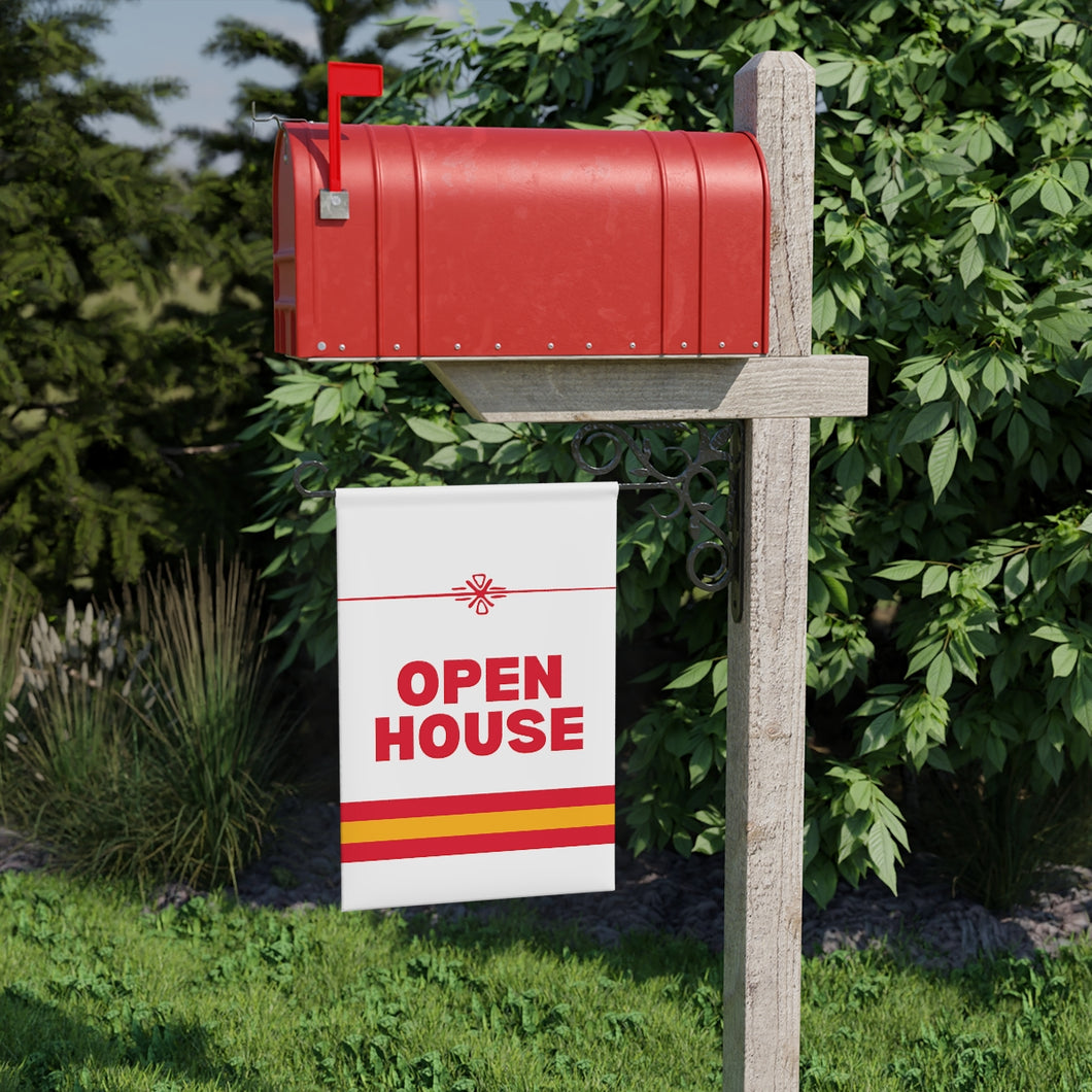 Yard Banner, Missouri - Red & Yellow